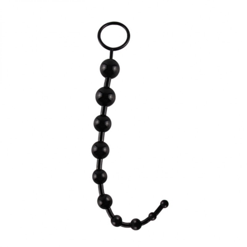 Adora Anal Beads String - Black
